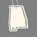 Paper Air Freshener - Alabama (Outline)